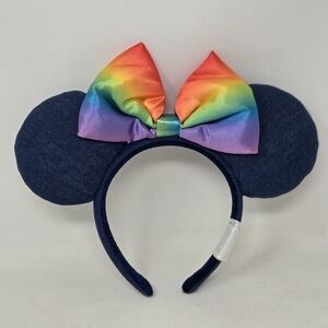 DISNEY PARKS Collection Rainbow Minnie Mouse Ears‎ Headband